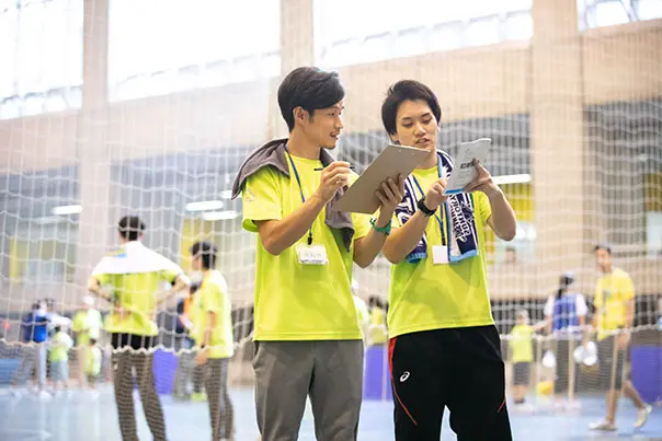 ボランティアの男性達(s)